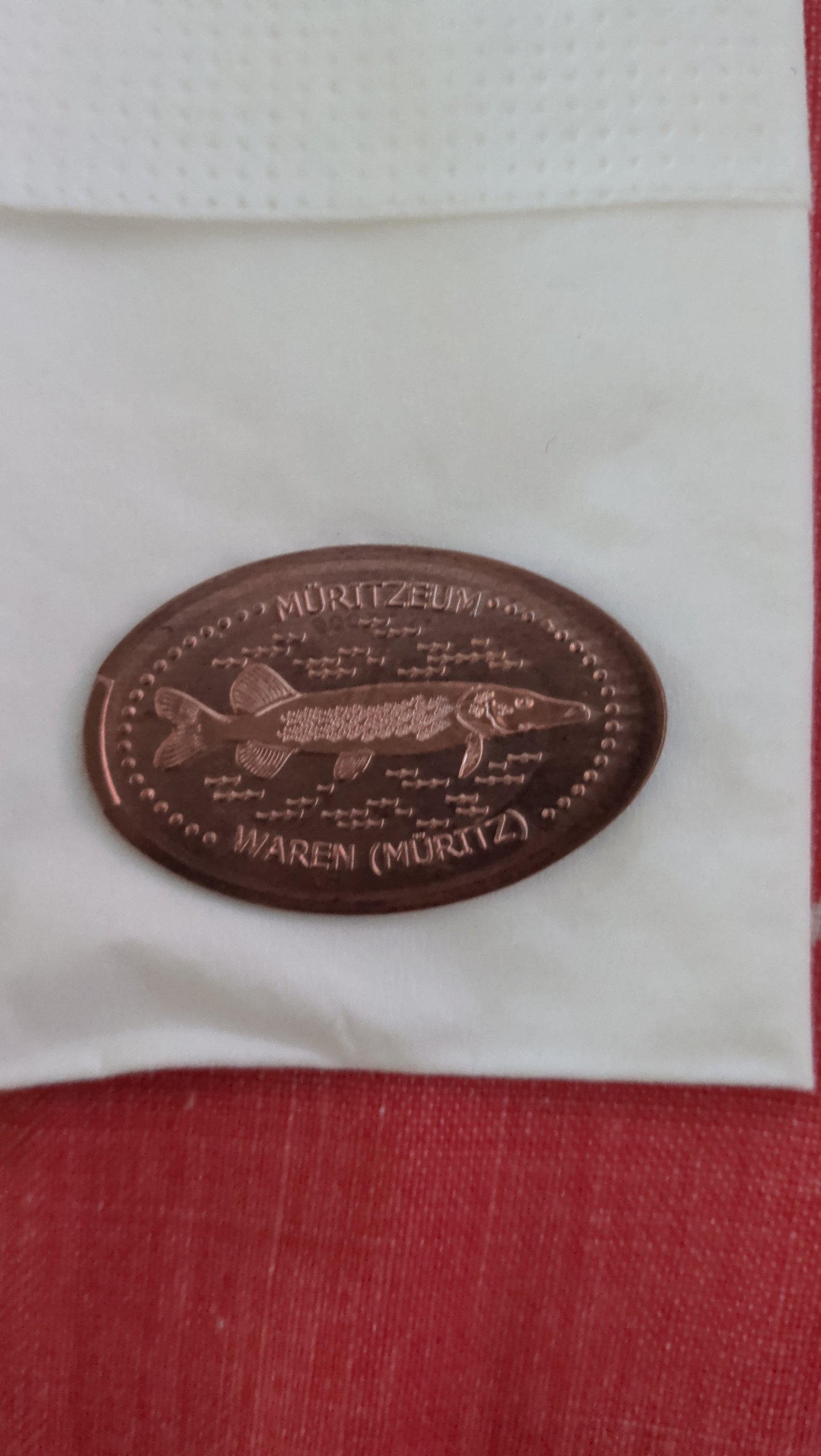 Souvenirmünze Müritzeum in Waren