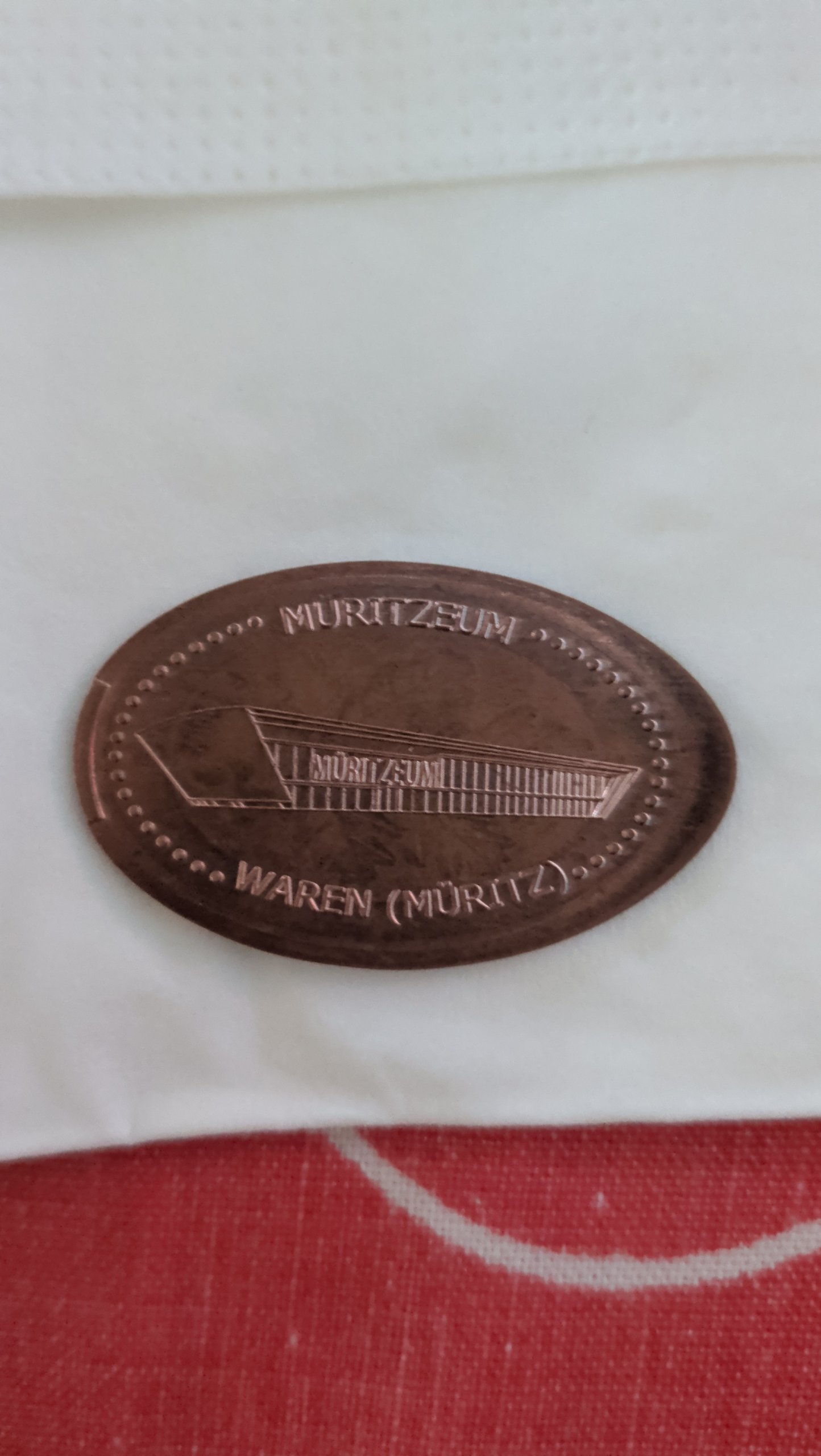 Souvenirmünze Müritzeum in Waren