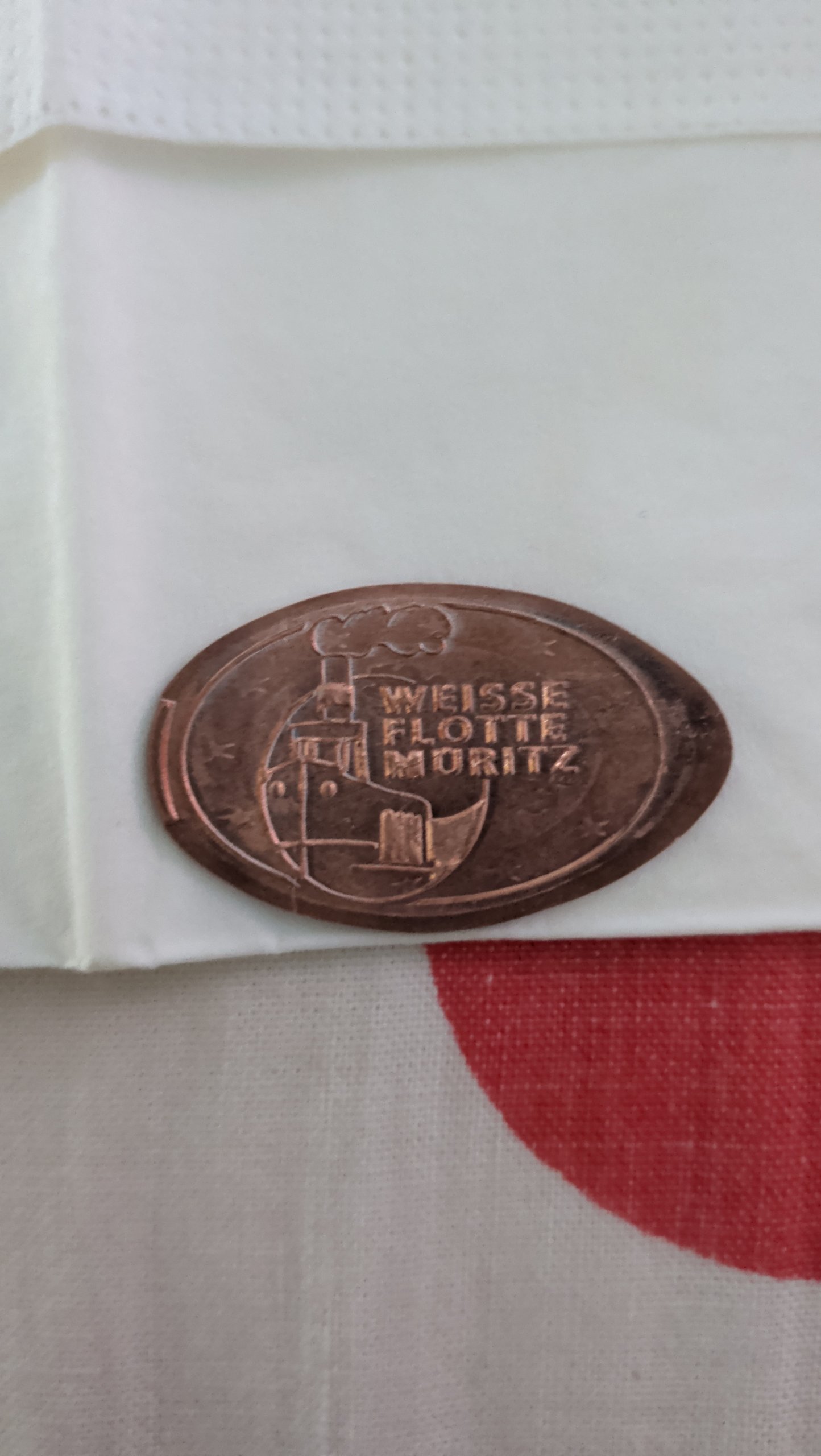 Souvenirmünze Weiße Flotte