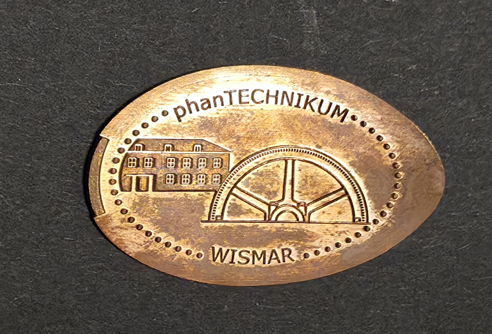 Souvenirmünze Phan Technikum in Wismar