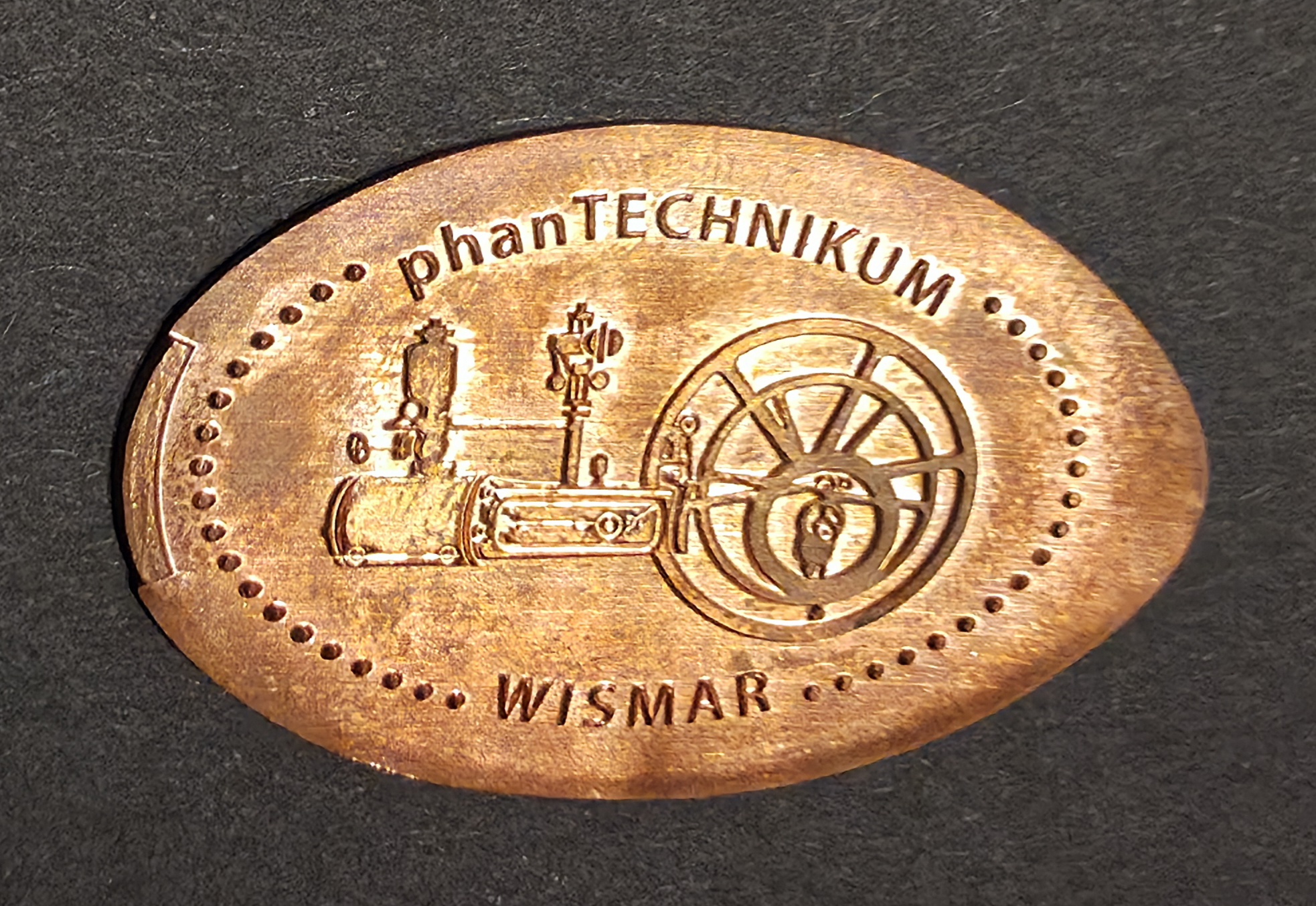 Souvenirmünze Phan Technikum in Wismar