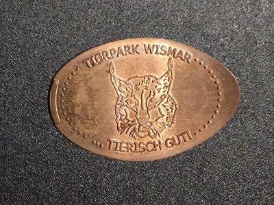 Souvenirmünze – Motiv von Münzautomat Tierpark (Wismar)
