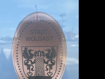 Souvenirmünze – Motiv von Münzautomat Stadtinformation Wolgast (Wolgast)