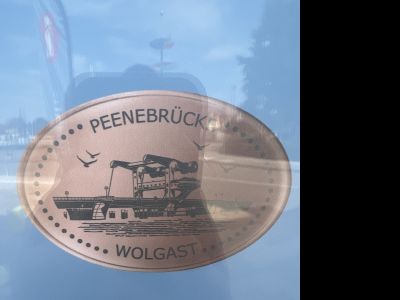 Souvenirmünze – Motiv von Münzautomat Stadtinformation Wolgast (Wolgast)