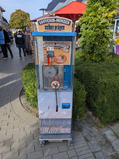 Souvenirmünze Strandstraße