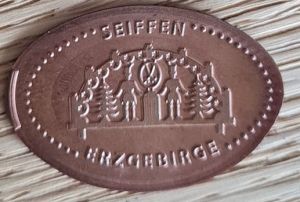 Souvenirmünze – Motiv von Münzautomat Seiffen Hauptstraße (Seiffen)