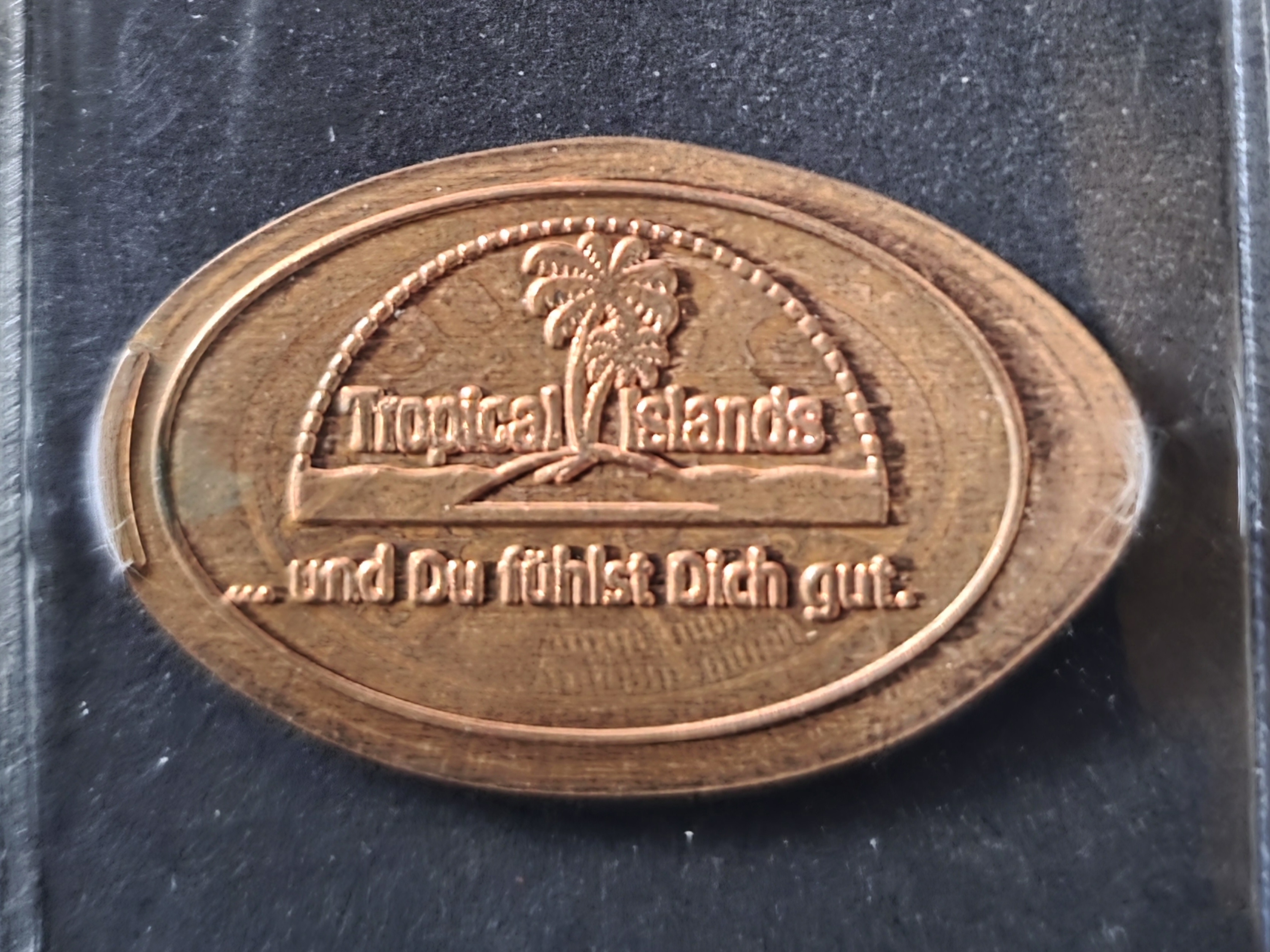 Souvenirmünze Tropical Islands