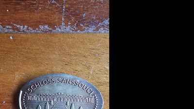 Souvenirmünze – Motiv von Münzautomat Park Sanssouci (Potsdam)