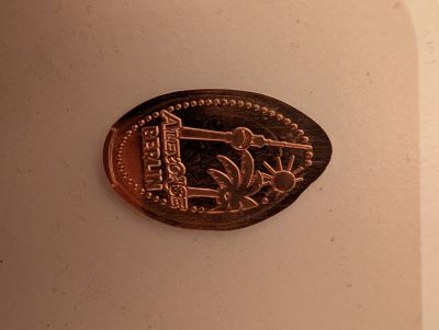 Souvenirmünze – Motiv von Münzautomat Alex Oase (Berlin)