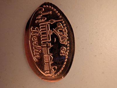 Souvenirmünze – Motiv von Münzautomat Alex Oase (Berlin)