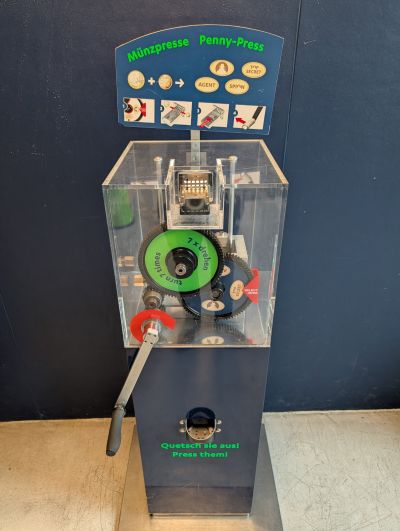 Münzautomat Dt. Spionagemuseum in Berlin