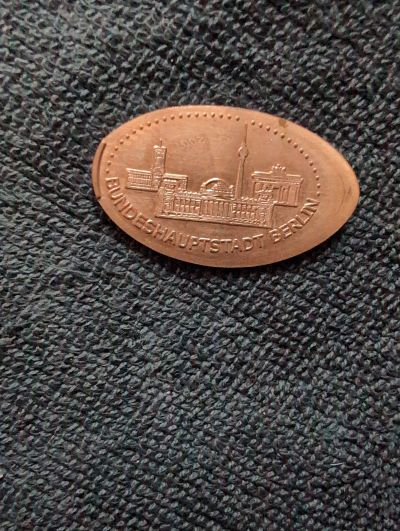 Souvenirmünze – Motiv von Münzautomat Dicke Wirtin (Berlin)