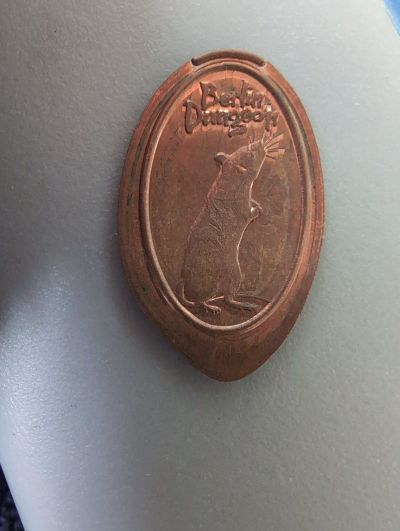 Souvenirmünze – Motiv von Münzautomat Dungeon (Berlin)