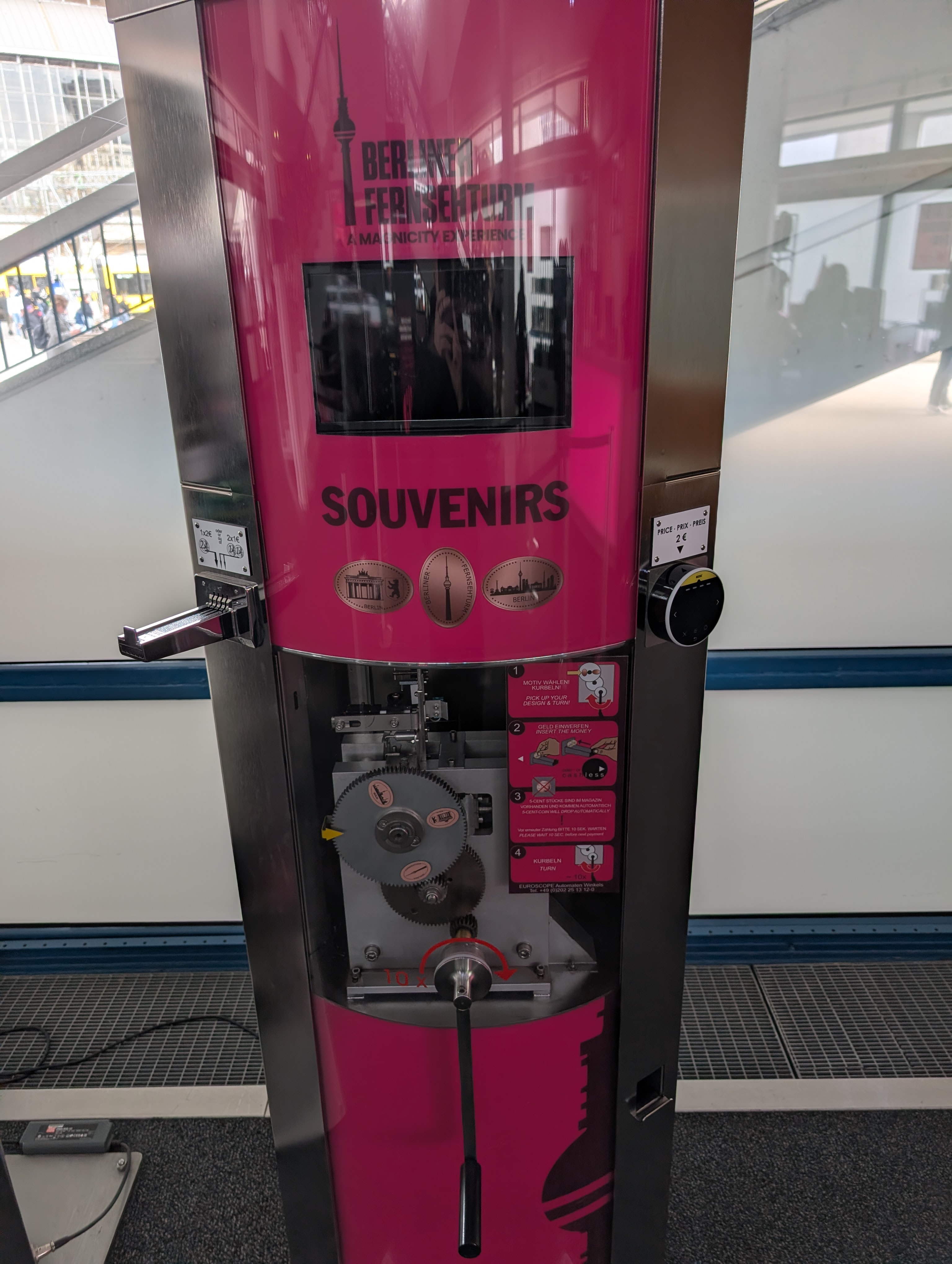 Münzautomat Fernsehturm in Berlin