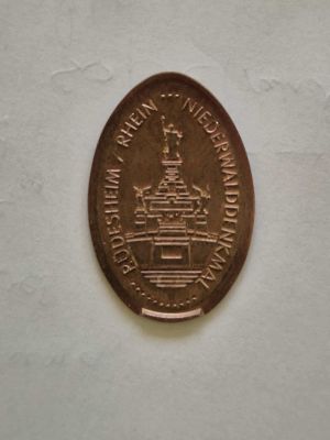 Souvenirmünze – Motiv von Münzautomat Rüdesheim am Rhein (Rüdesheim am Rhein)
