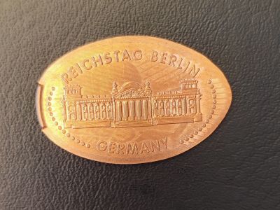 Souvenirmünze – Motiv von Münzautomat Scheidemannstraße (Berlin)