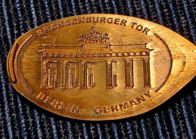 Souvenirmünze Tauentzienstraße in Berlin