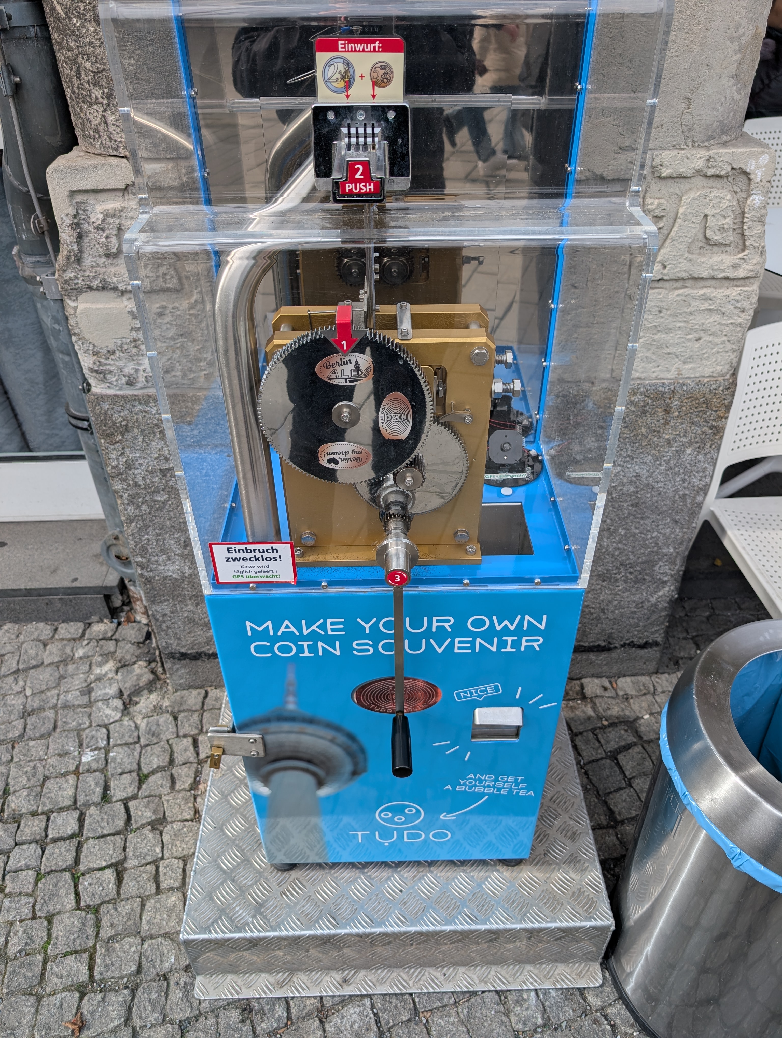 Münzautomat Tudo Bubble Tea in Berlin