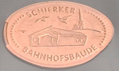 Souvenirmünze Bahnhof Schierke in Wernigerode
