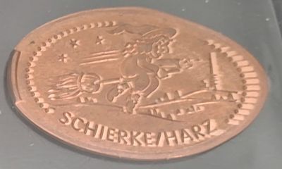Souvenirmünze Bahnhof Schierke in Wernigerode