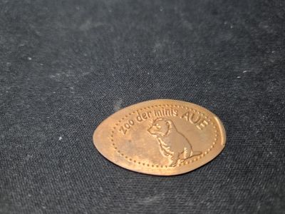 Souvenirmünze – Motiv von Münzautomat Zoo der Minis (Aue)
