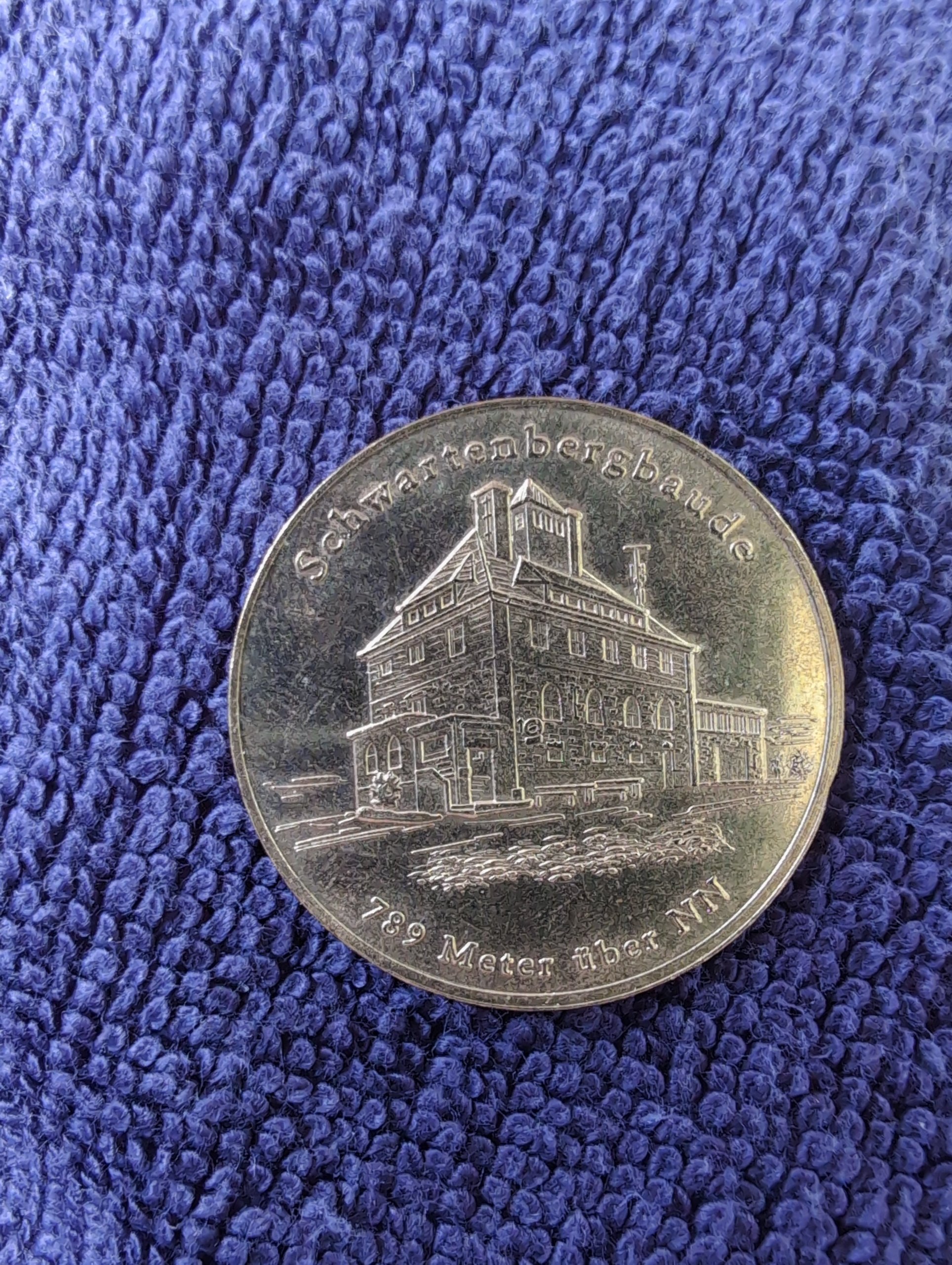 Souvenirmünze Schwartenbergbaude