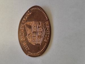 Souvenirmünze – Motiv von Münzautomat Zum Grünen Kranz (Rüdesheim am Rhein)