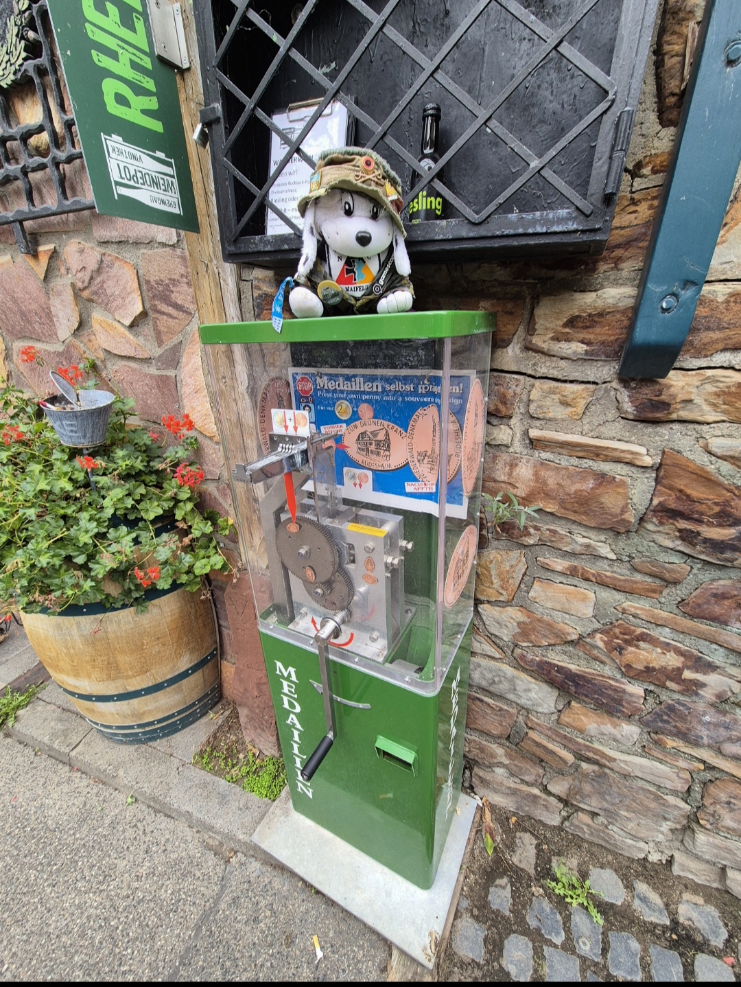 Münzautomat Zum Grünen Kranz in Rüdesheim am Rhein