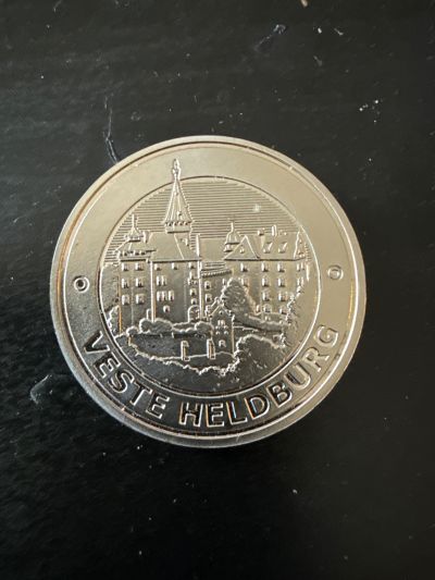 Souvenirmünze – Motiv von Münzautomat Veste Heldburg (Bad Colberg-Heldburg)