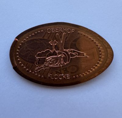 Souvenirmünze – Motiv von Münzautomat Lotto Arena am Rennsteig (Oberhof)