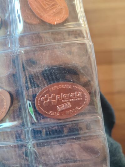 Souvenirmünze – Motiv von Münzautomat Explorata A1 (Zella-Mehlis)