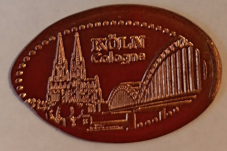 Souvenirmünze – Motiv von Münzautomat Kölner Dom Shop (Köln)