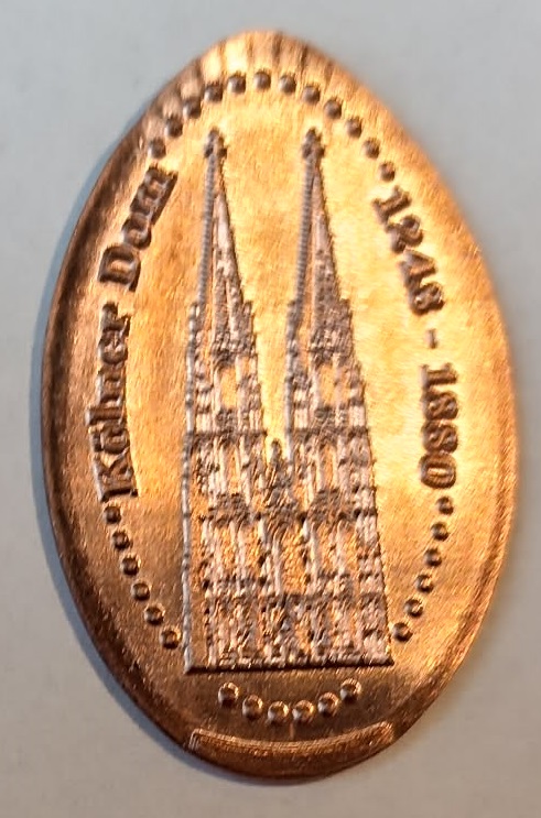 Souvenirmünze – Motiv von Münzautomat Kölner Dom Shop (Köln)