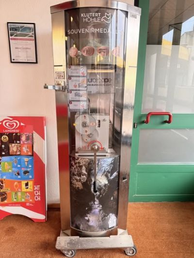 Münzautomat Kluterthöhle in Ennepetal – Titelbild