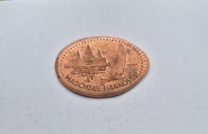 Souvenirmünze – Motiv von Münzautomat Maschsee (Hannover)
