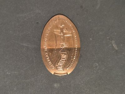 Souvenirmünze – Motiv von Münzautomat Geierlay Hängeseilbrücke (Mörsdorf)