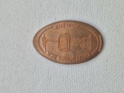 Souvenirmünze – Motiv von Münzautomat Koblenz Seilbahn Talstation (Koblenz)