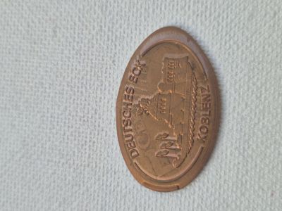 Souvenirmünze – Motiv von Münzautomat Koblenz Seilbahn Talstation (Koblenz)