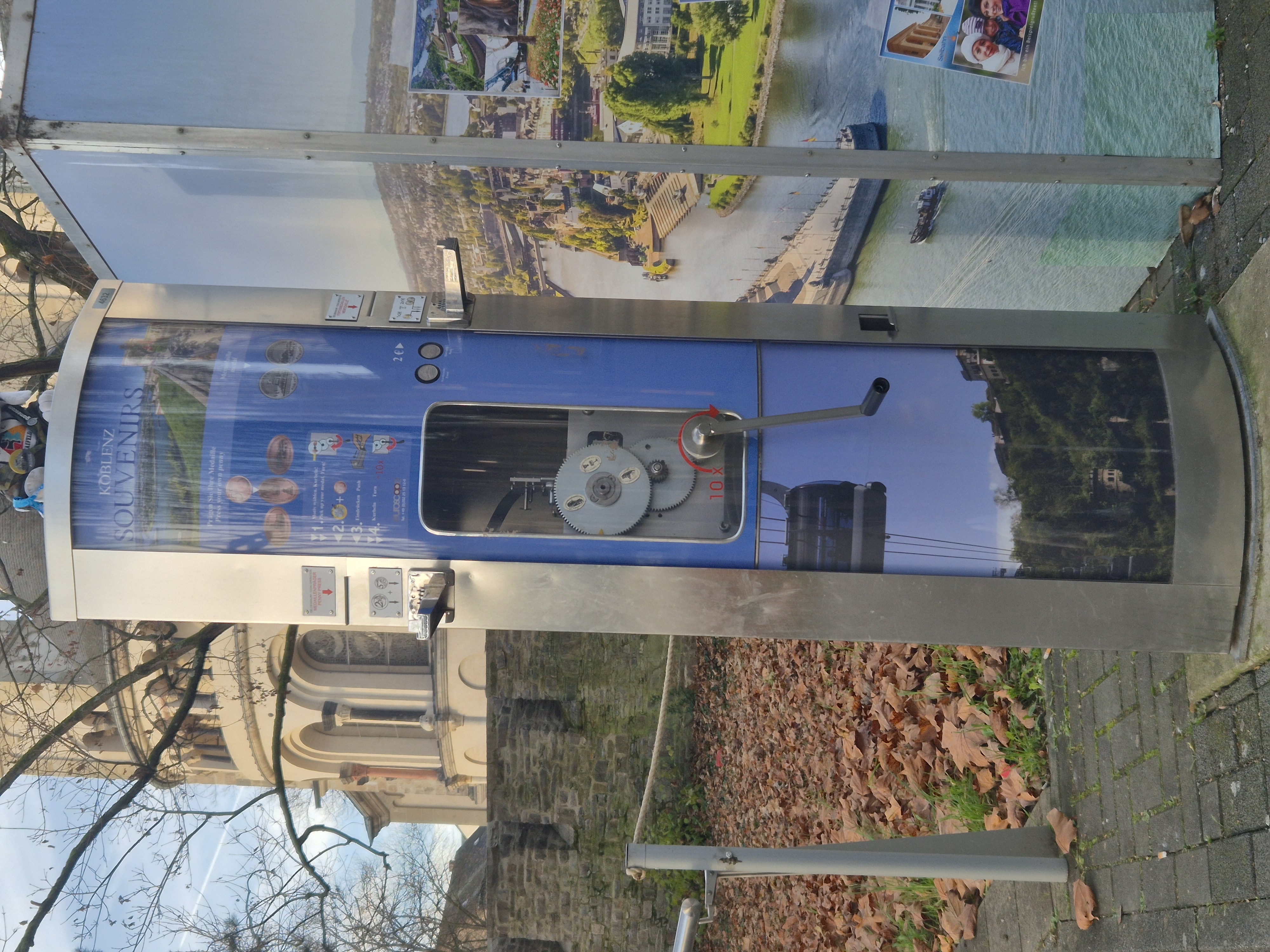 Münzautomat Koblenz  Seilbahn Talstation in Koblenz