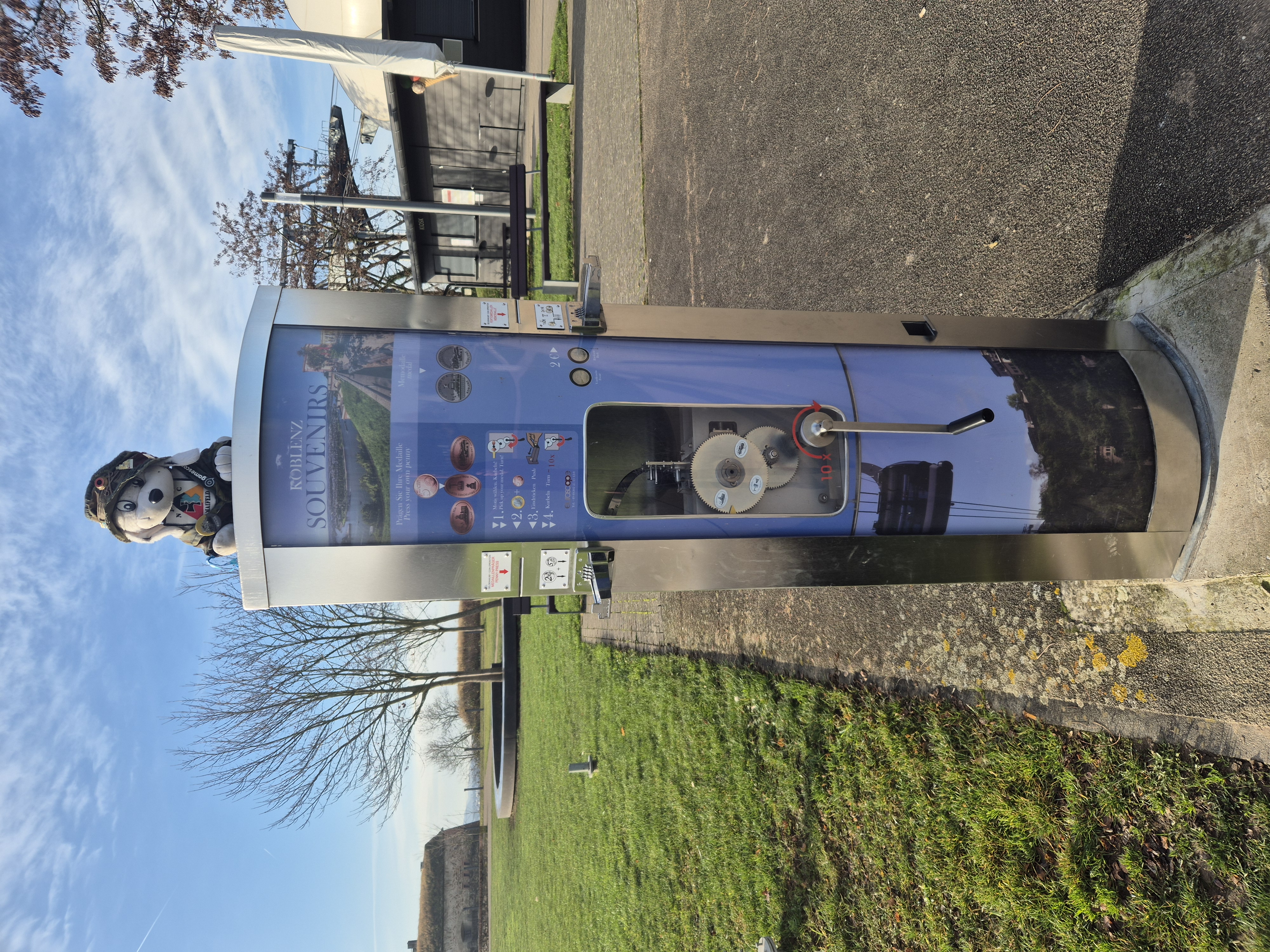 Münzautomat Koblenz-Ehrenbreitstein Seilbahn Bergstation in Koblenz