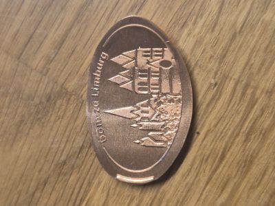 Souvenirmünze – Motiv von Münzautomat Dom zu Limburg (Limburg an der Lahn)