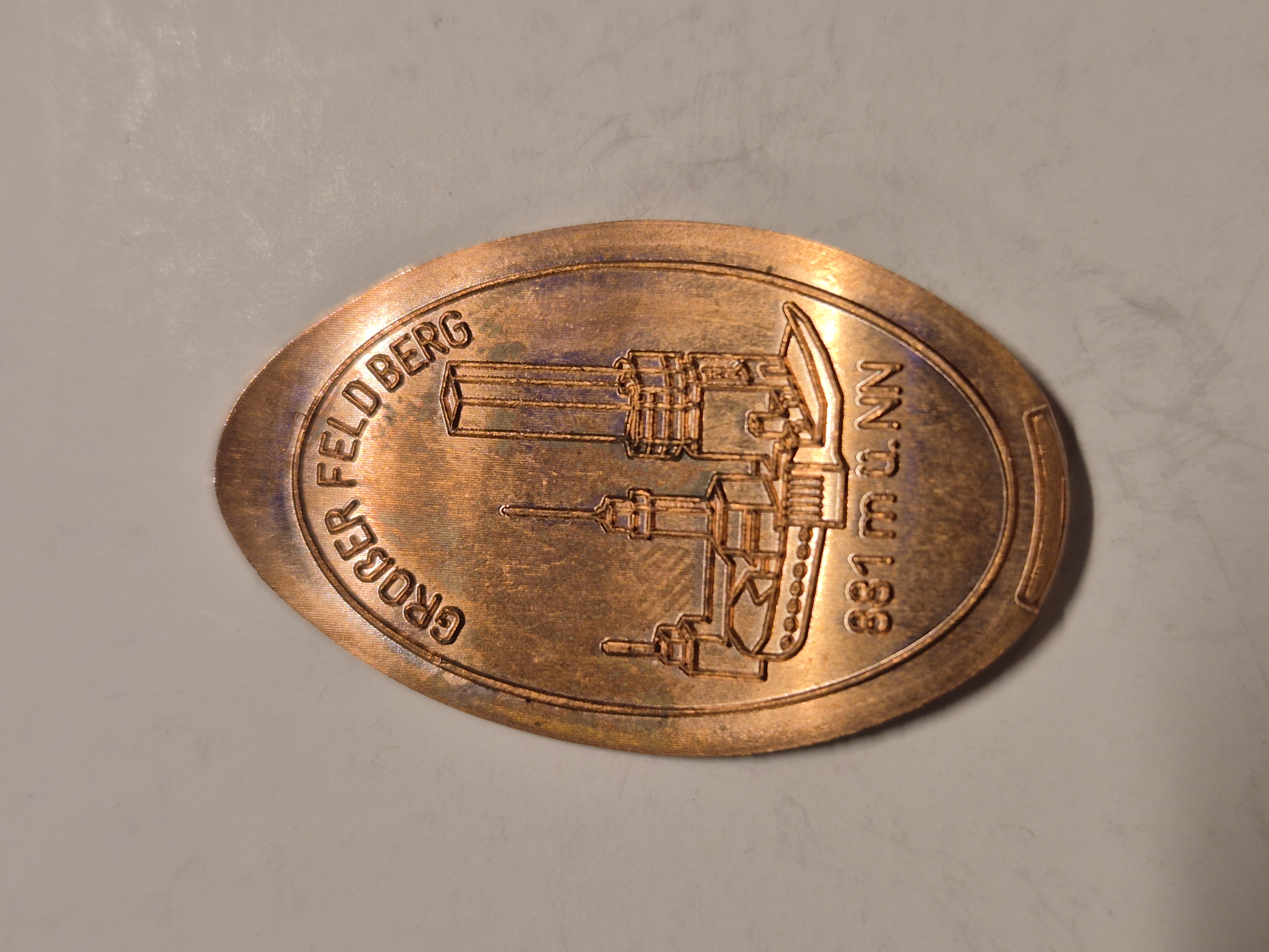 Souvenirmünze Großer Feldberg Taunus