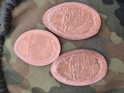 Souvenirmünze – Motiv von Münzautomat Burg Rheinfels (Sankt Goar)