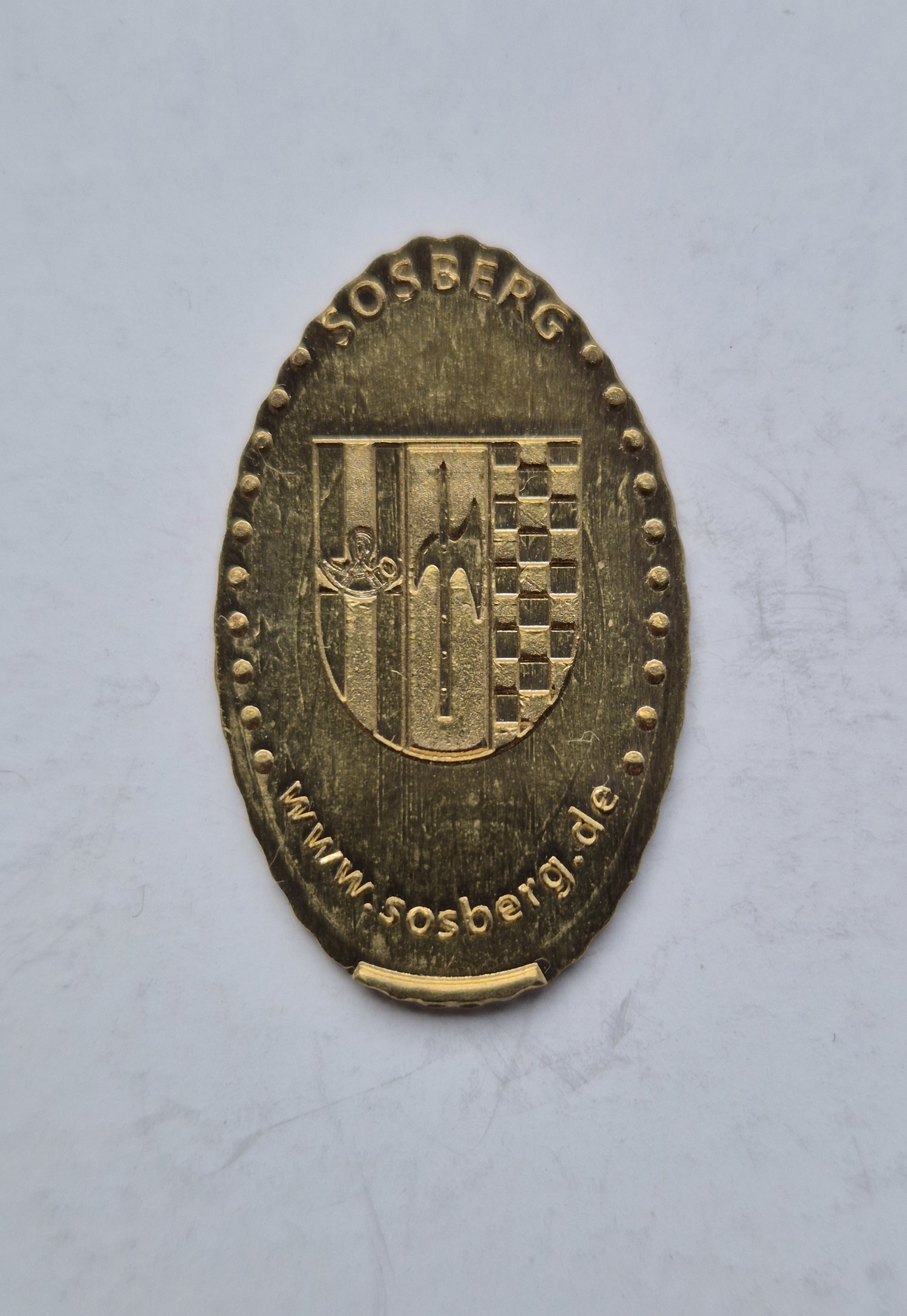 Souvenirmünze Hängeseilbrücke