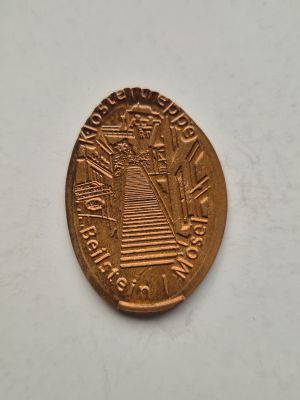 Souvenirmünze – Motiv von Münzautomat Ortsbereich Gelber Automat (Beilstein)