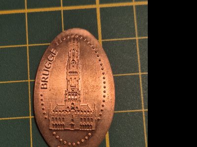 Souvenirmünze – Motiv von Münzautomat Historium (Brügge)