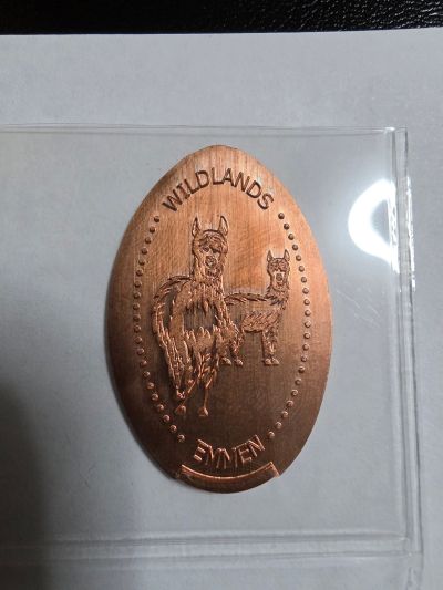 Souvenirmünze – Motiv von Münzautomat Wildlands (Emmen)