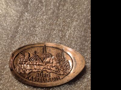 Souvenirmünze – Motiv von Münzautomat Kugelbahn (Zilshausen)