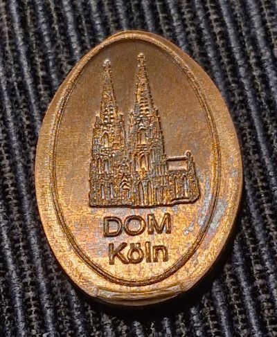 Souvenirmünze Dufthaus 4711 in Köln