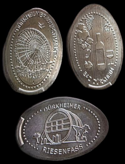 Souvenirmünze – Motiv von Münzautomat Dürkheimer Riesenfass (Bad Dürkheim)